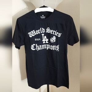 Dodgers 2024 World Series Champs black T-shirt
